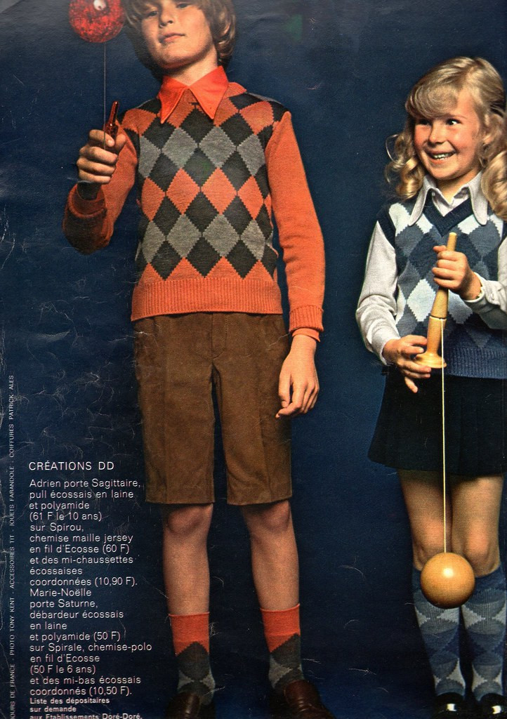 1970S Kids Fashion
 The 1970s 1974 Jours de France kids fashion Mo