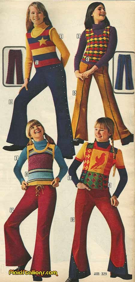 1970S Kids Fashion
 Wide Lawns and Narrow Minds Back to School The 70s vs