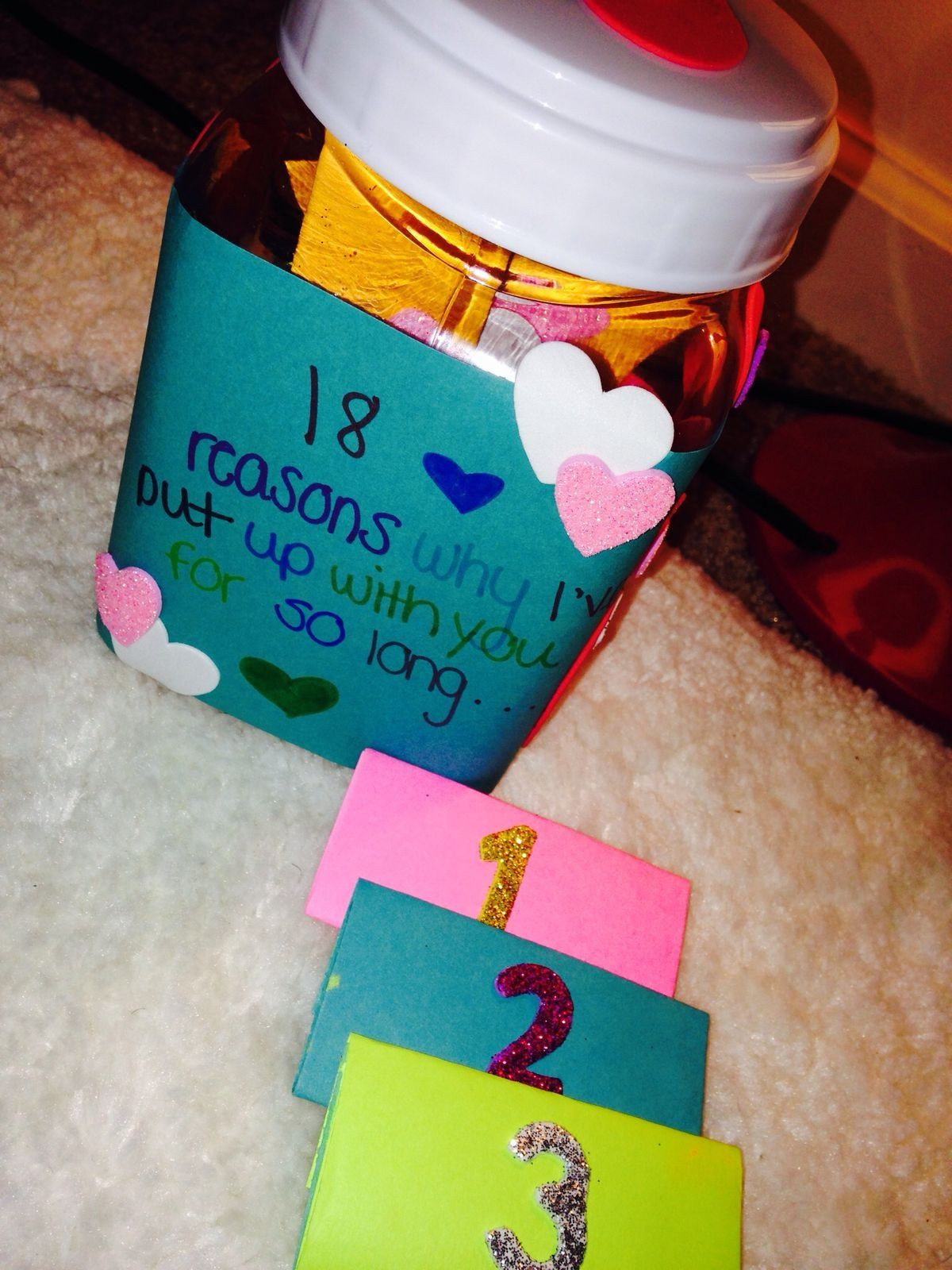 19Th Birthday Gift Ideas
 Doing this for my boyfriends 19th birthday but with 19