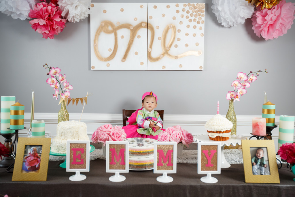 1st Birthday Decorations For Girl
 Emmy s Dohl Korean 1st Birthday Party Love Your Abode