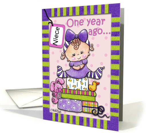 1St Birthday Gift Ideas For Niece
 Niece s First Birthday Baby and Gifts card