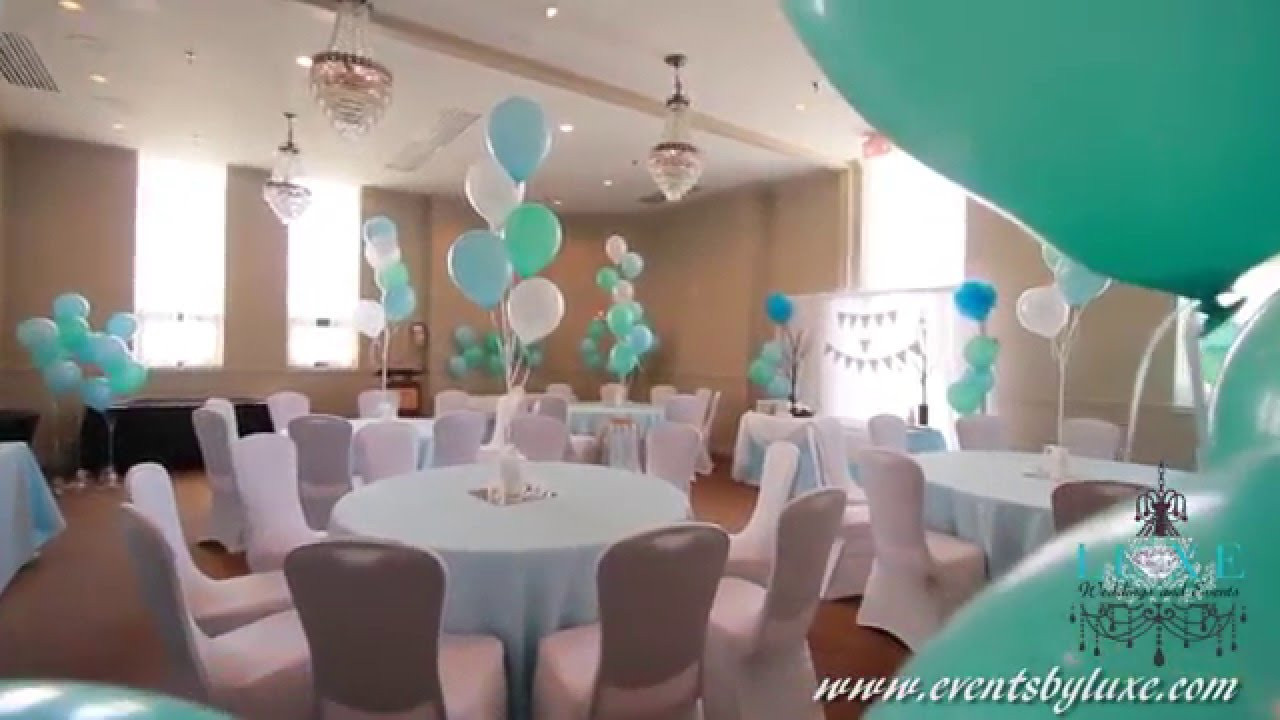 1St Birthday Party Decorations For Baby Boy
 Baby boy 1st birthday decorations by LUXE Weddings and