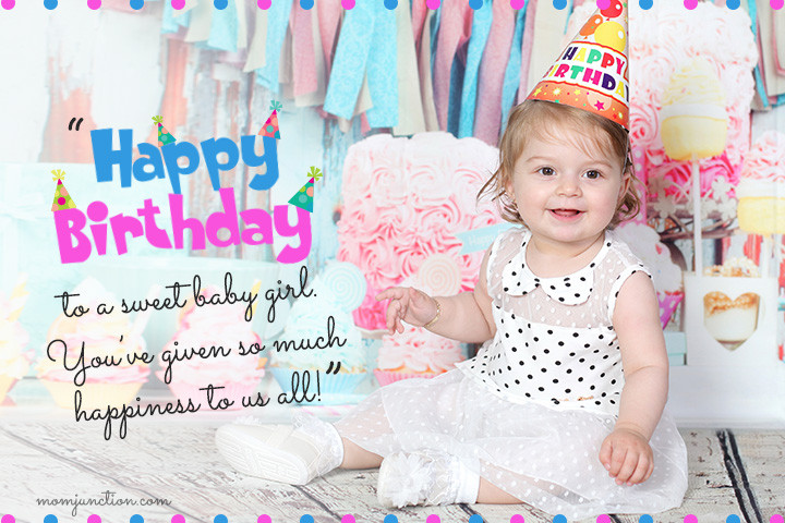 1St Birthday Quotes For Daughter
 106 Wonderful 1st Birthday Wishes And Messages For Babies