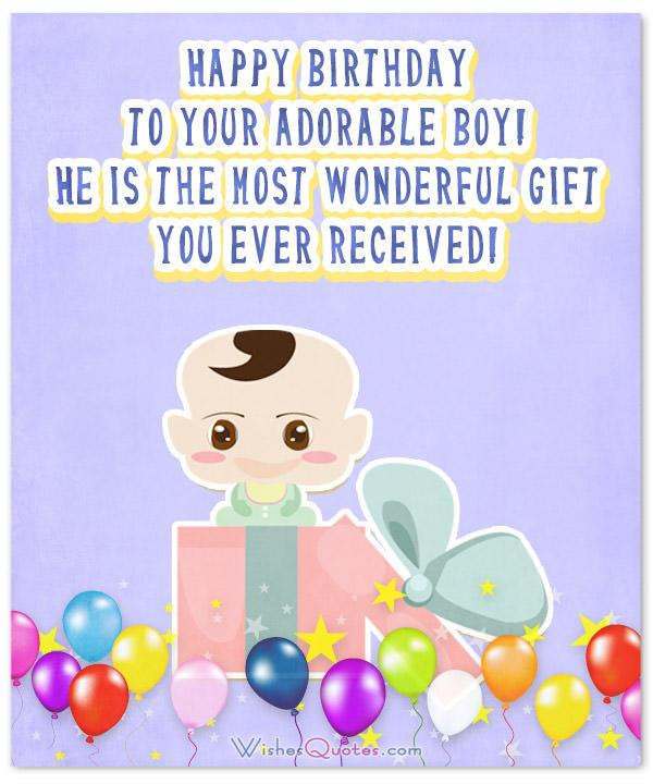 1st Birthday Wishes For Baby Boy
 Wonderful Birthday Wishes for a Baby Boy – By WishesQuotes