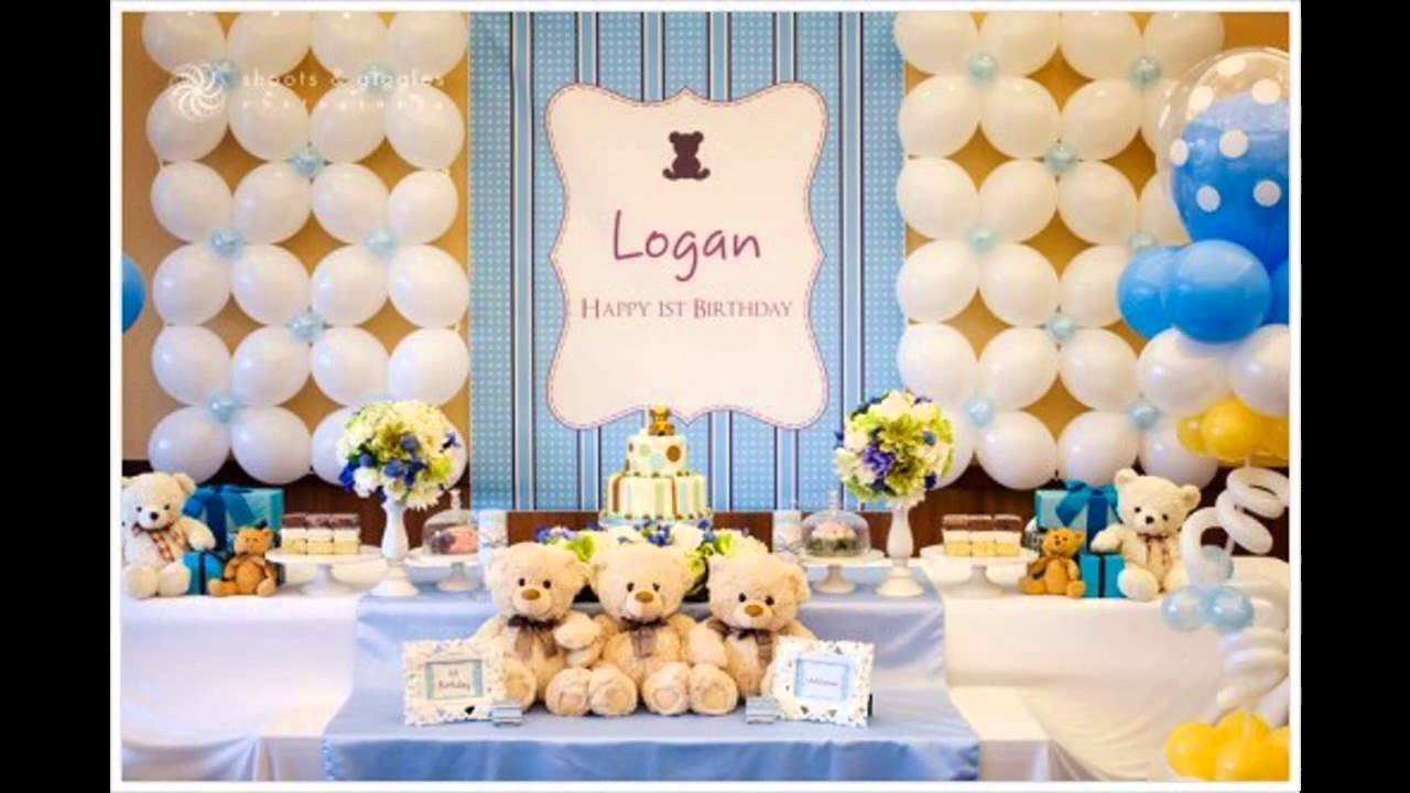 1st Boy Birthday Party Ideas
 1st birthday party themes decorations at home for boys