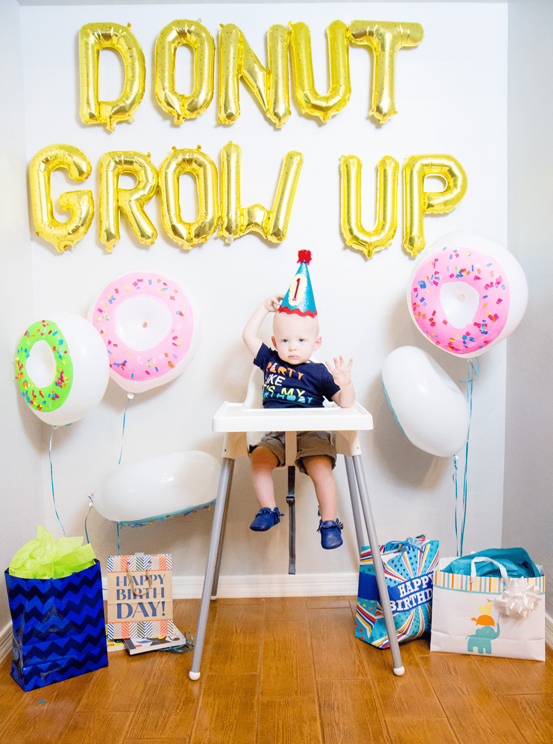 1st Boy Birthday Party Ideas
 Donut Grow Up 1st Birthday Party Friday We re in Love