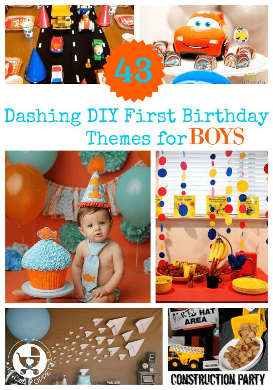 1st Boy Birthday Party Ideas
 43 Dashing DIY Boy First Birthday Themes