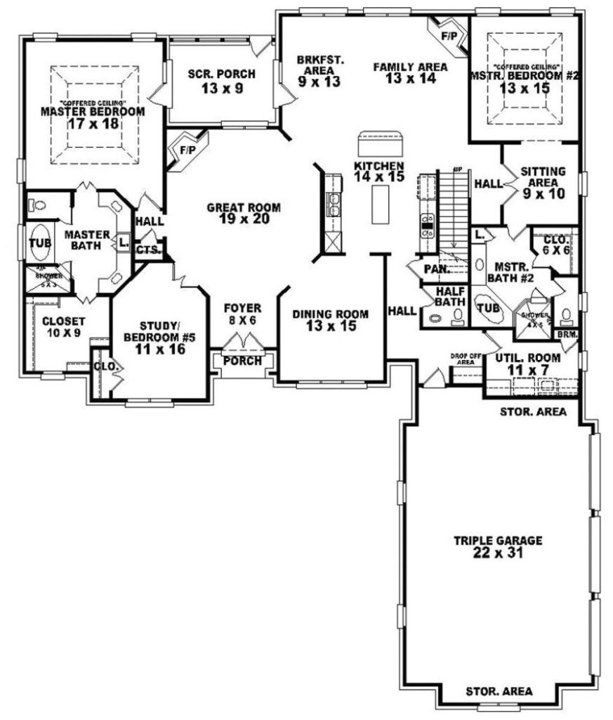 2 Master Bedroom House
 Lovely 2 Bedroom House Plans With 2 Master Suites New