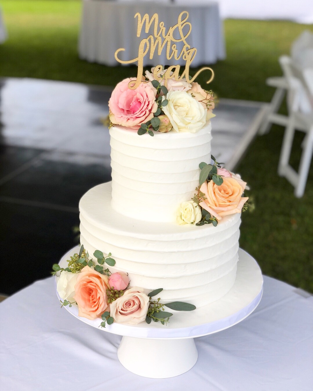 2 Tier Wedding Cake
 Wedding