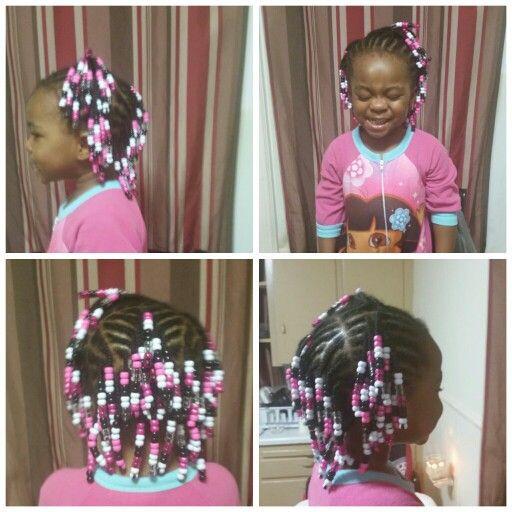 2 Year Old Little Girl Hairstyles
 2 year old braids and beads