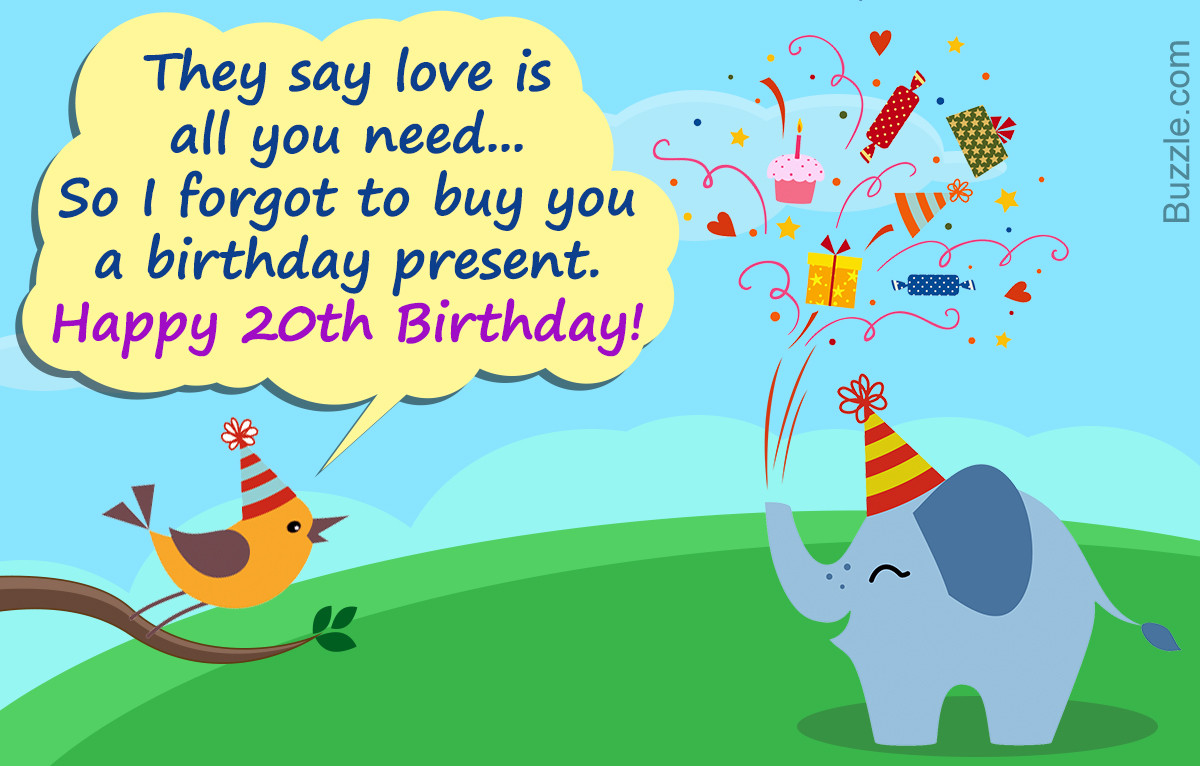 20Th Birthday Quotes
 Genuinely Heartfelt Happy 20th Birthday Wishes and Quotes