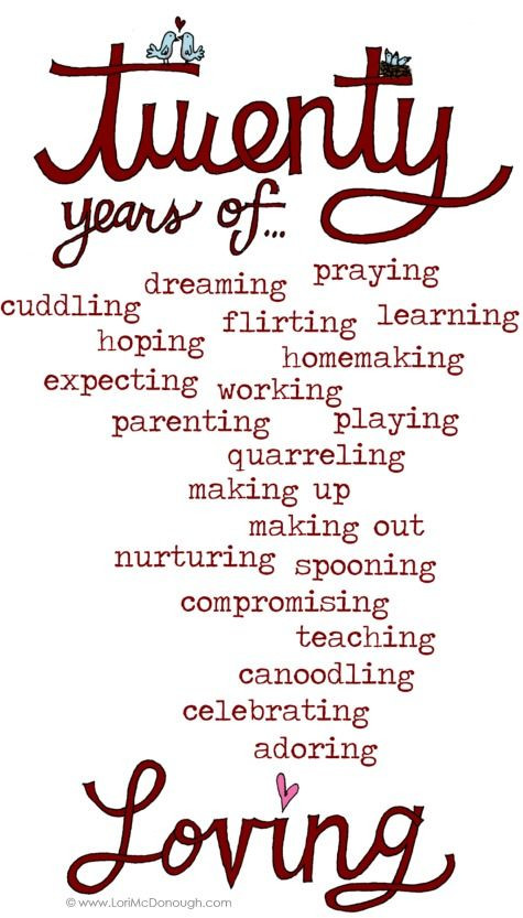 20Th Wedding Anniversary Quotes
 a big one In Love Pinterest