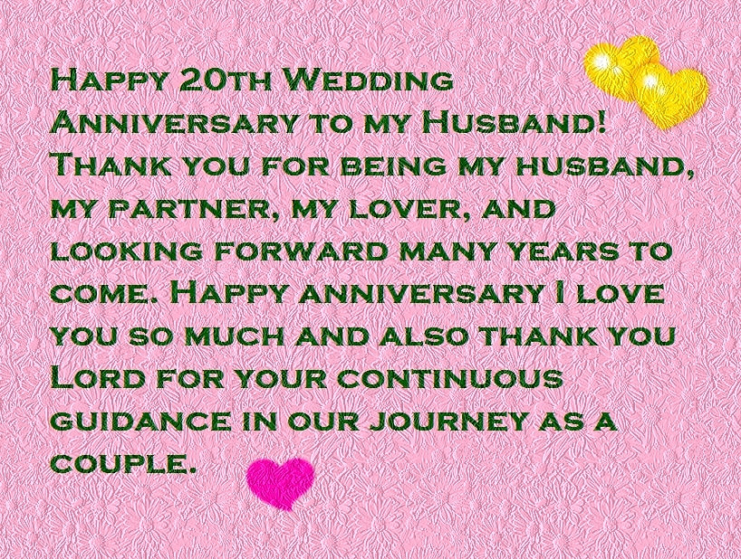 20Th Wedding Anniversary Quotes
 Happy 20th Anniversary Quotes Wishes and Shainginfoz