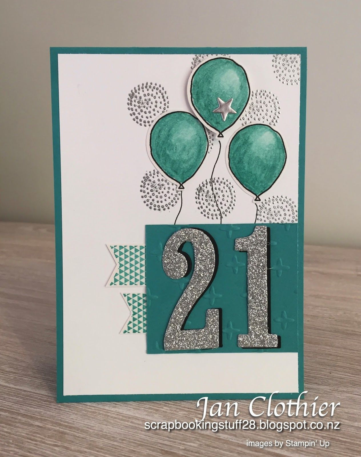 21st Birthday Card Ideas
 I needed a 21st birthday card and nothing in my stash