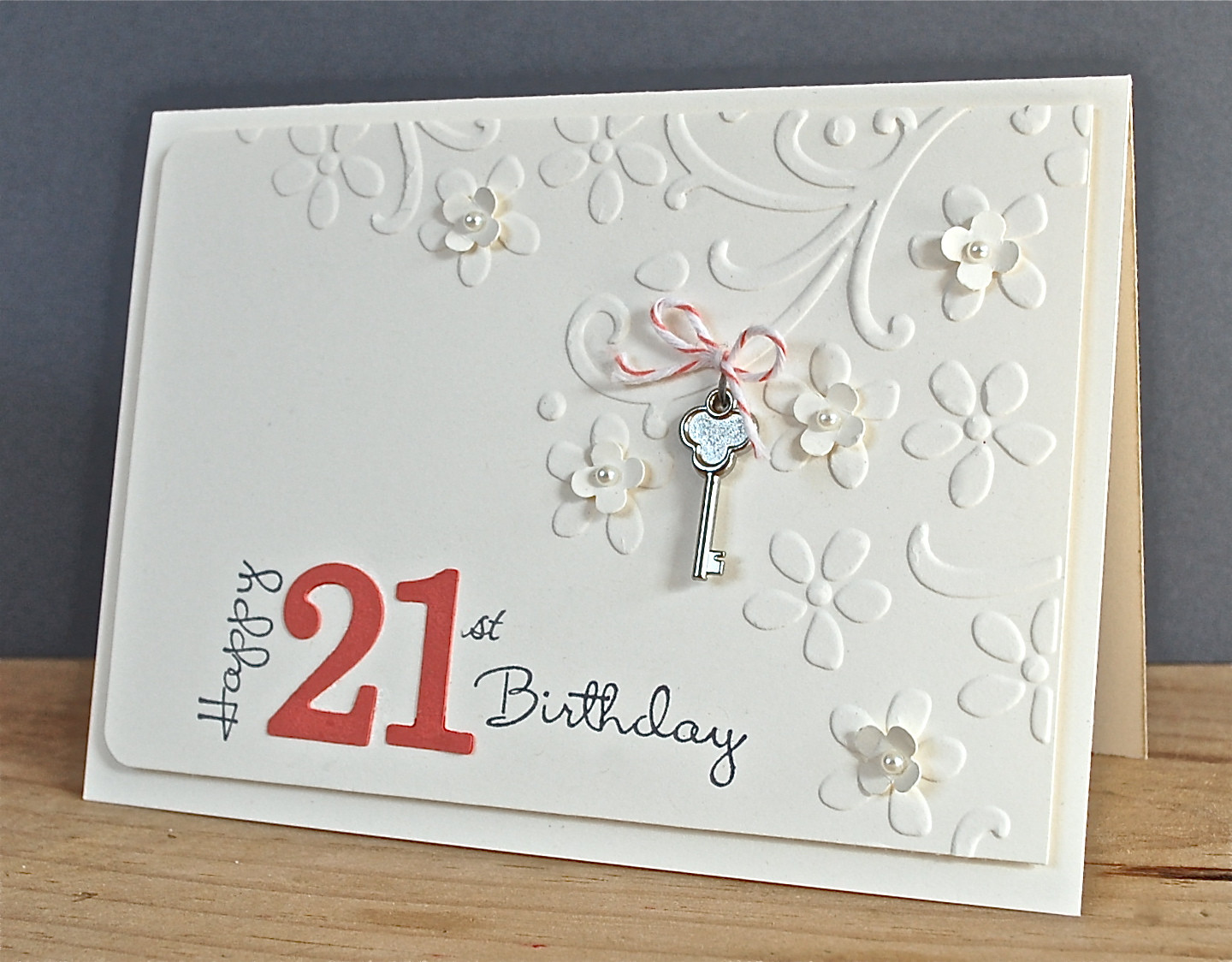 21st Birthday Card Ideas
 Crafting ideas and supplies from Vicky at Crafting Clare s