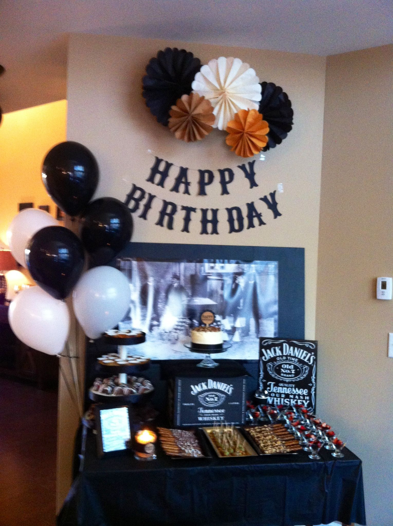 21St Birthday Gift Ideas For Men
 Jack Daniels theme for Dad s surprise 60th bday party