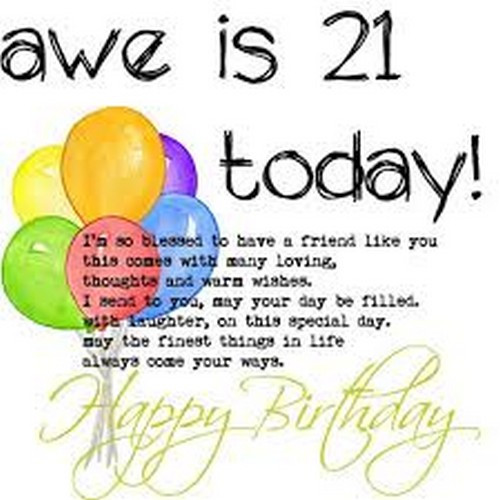 21St Birthday Quotes
 21st Birthday Quotes and Wishes