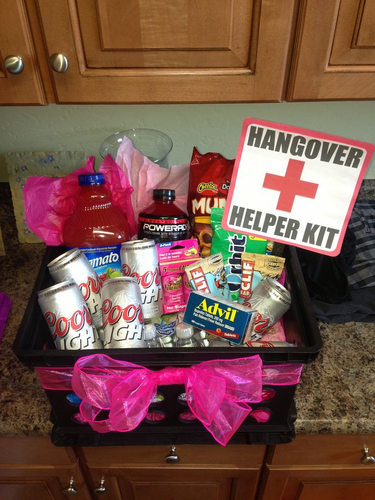 22 Year Old Birthday Gift Ideas
 21st Birthday Hangover Recovery Kit