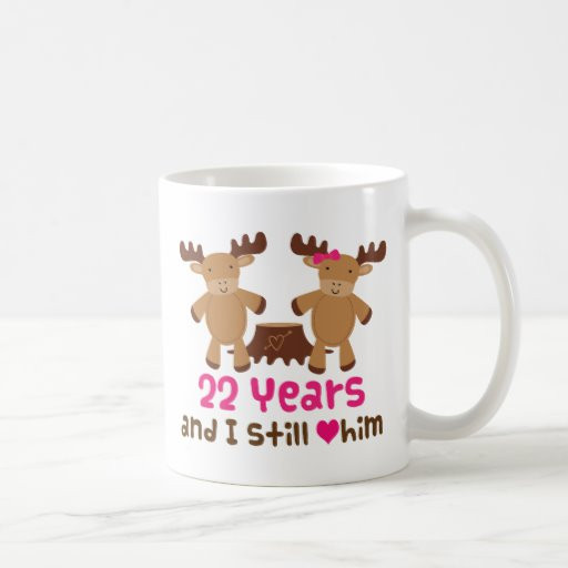 22Nd Anniversary Gift Ideas For Her
 22nd Anniversary Gift For Her Mugs