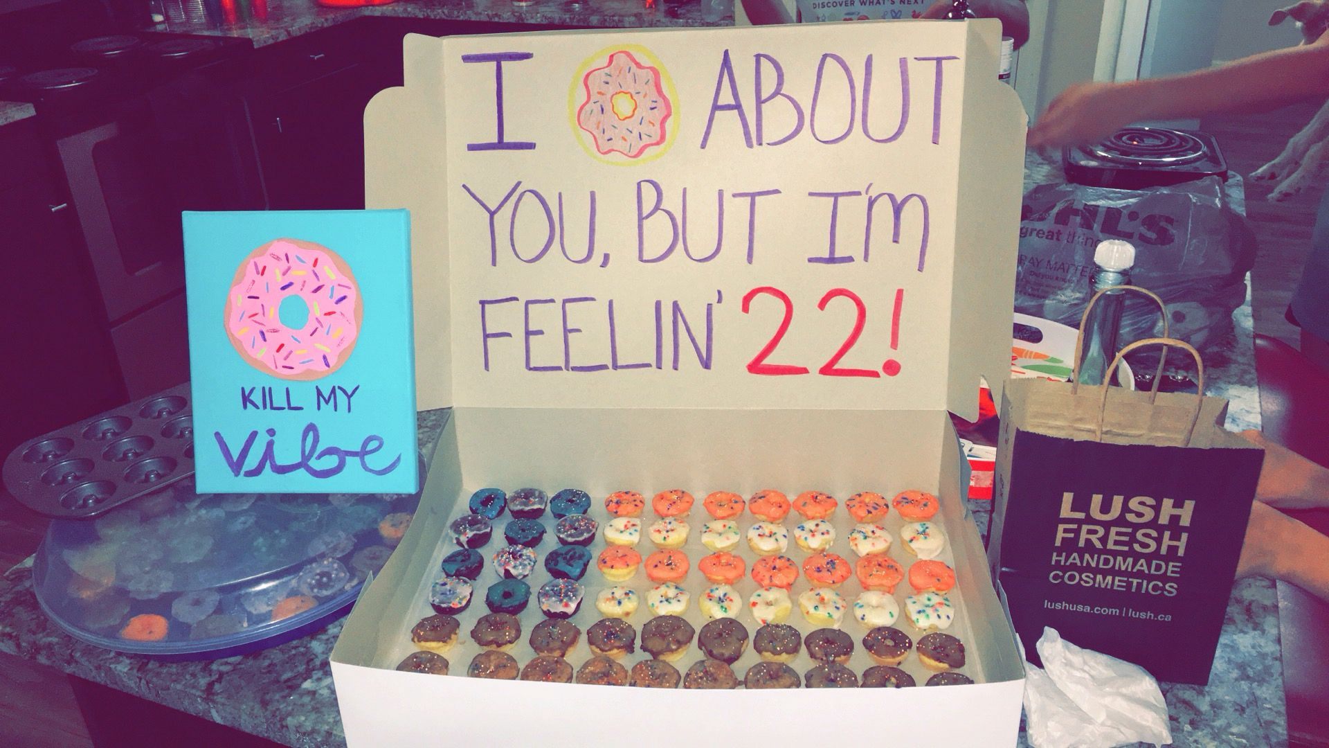 22Nd Birthday Gift Ideas
 Best friend 22nd birthday ts Taylor Swift and donut