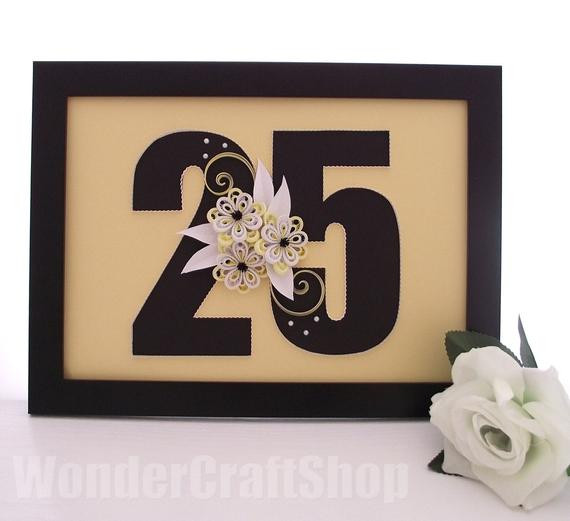 25Th Birthday Gift Ideas For Girlfriend
 25th birthday t for her 25 year anniversary number 25