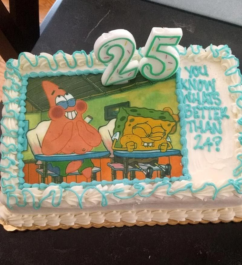 25Th Birthday Gift Ideas For Girlfriend
 The cake my girlfriend got me for my 25th birthday in 2019