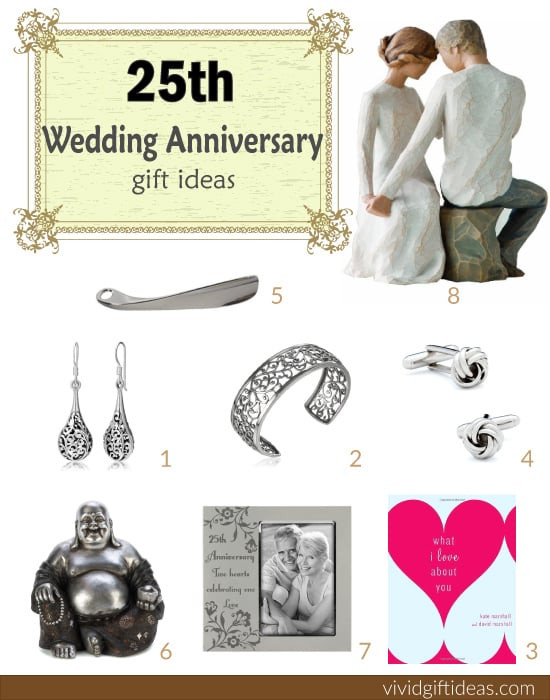 25th Wedding Anniversary Gifts For Her
 25th Wedding Anniversary Gift Ideas