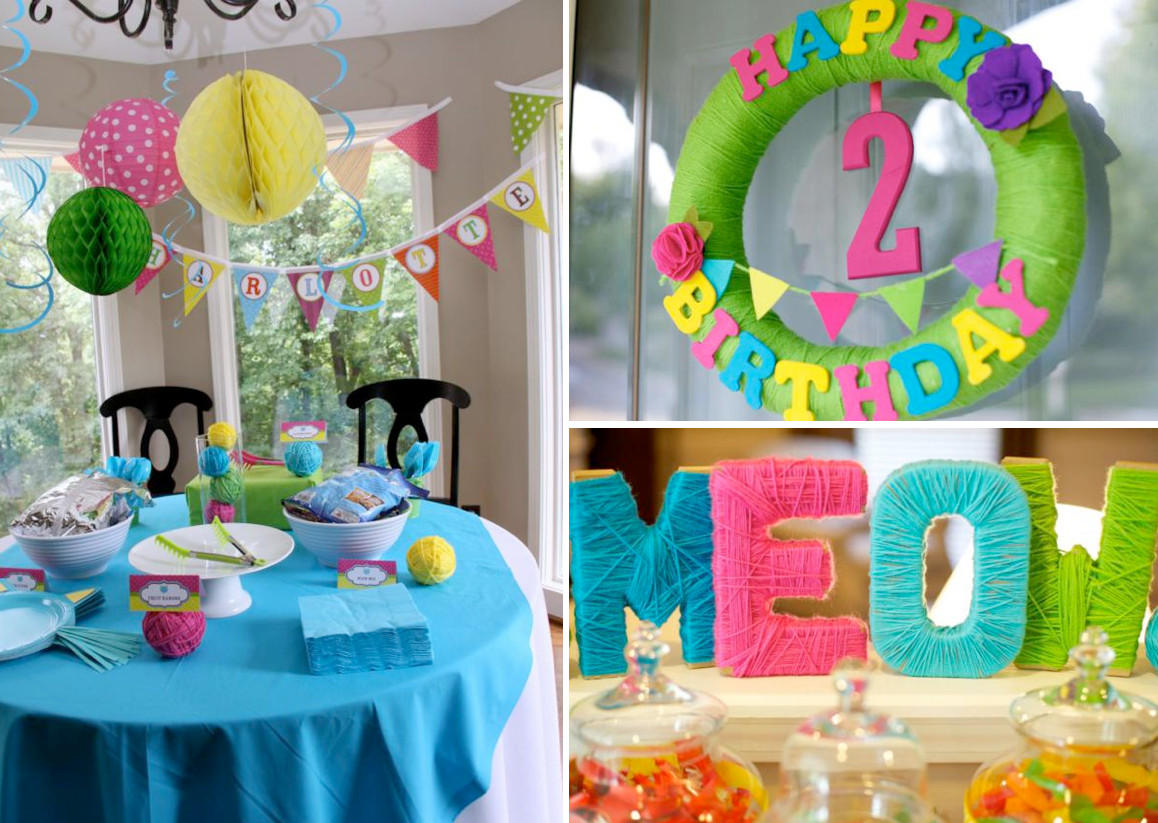 2nd Birthday Decorations
 Kara s Party Ideas Cat Kitty Themed 2nd Birthday Party
