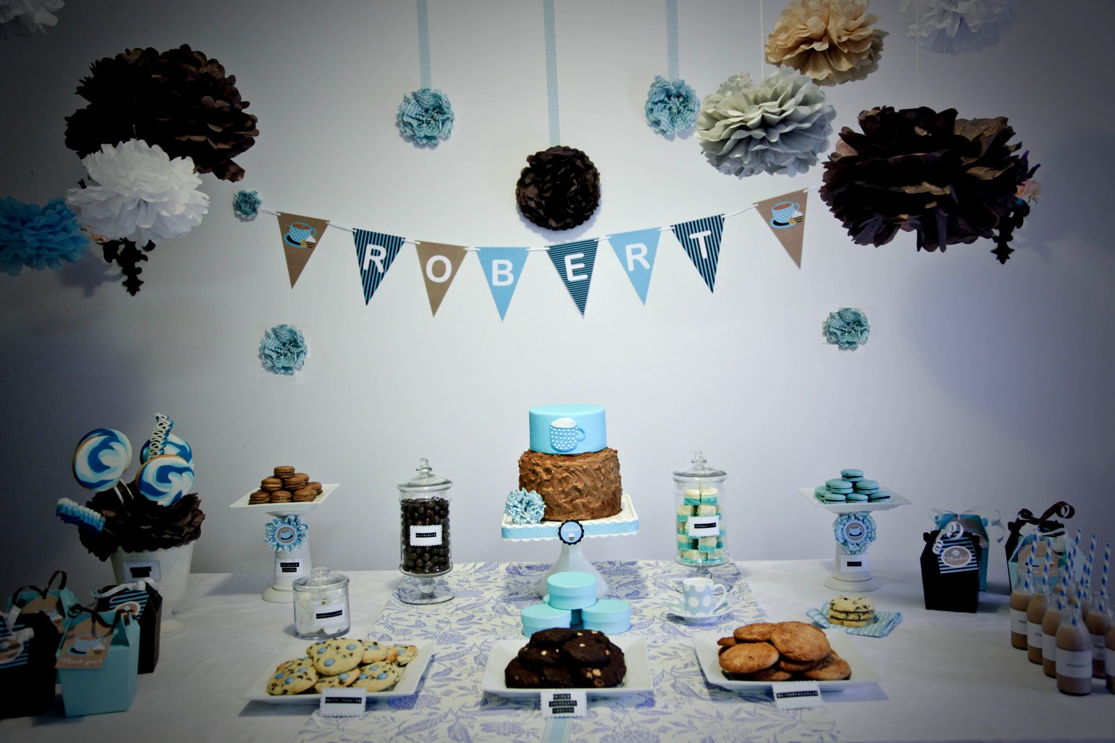 2nd Birthday Decorations
 Bubble and Sweet Cookie and Babychino 2nd Birthday Party