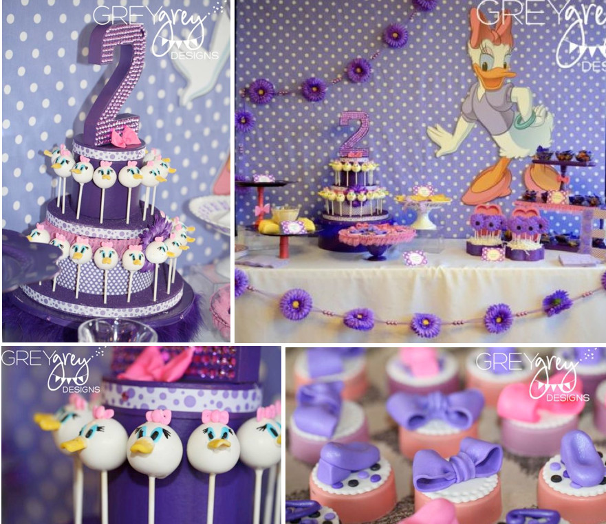 2Nd Birthday Gift Ideas
 Kara s Party Ideas Disney Daisy Duck Purple Girl 2nd