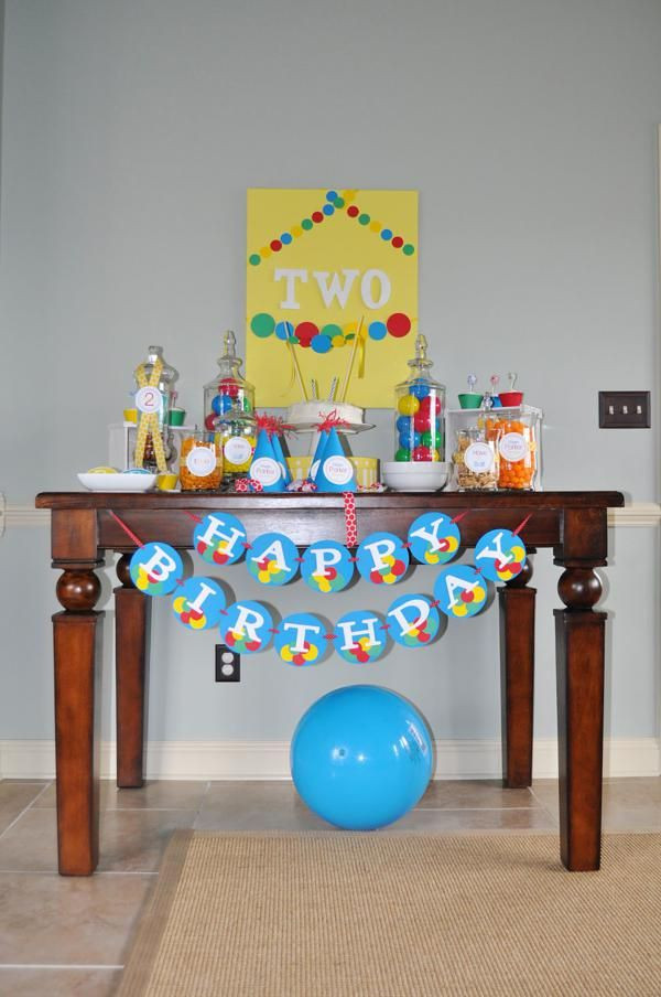 2Nd Birthday Gift Ideas For Boys
 Ball Toy Circle Themed Boy 2nd Birthday Party Planning