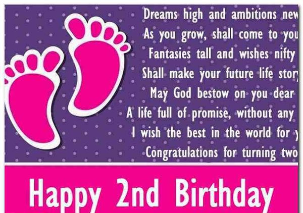 2nd Birthday Wishes
 Best Happy 2nd Birthday Quotes in 2019