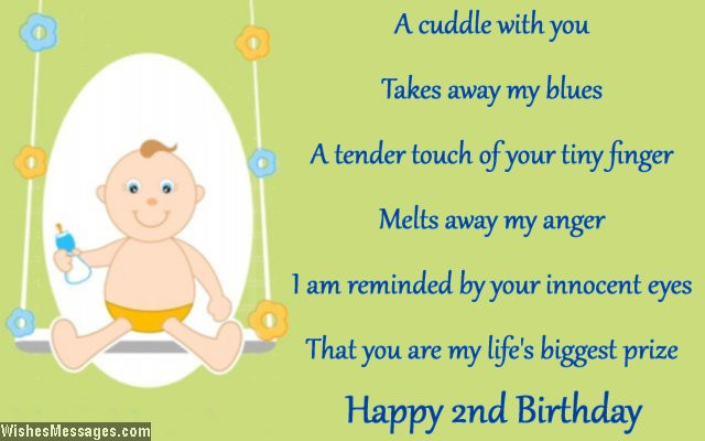 2nd Birthday Wishes
 Happy Birthday Baby Boy Quotes QuotesGram
