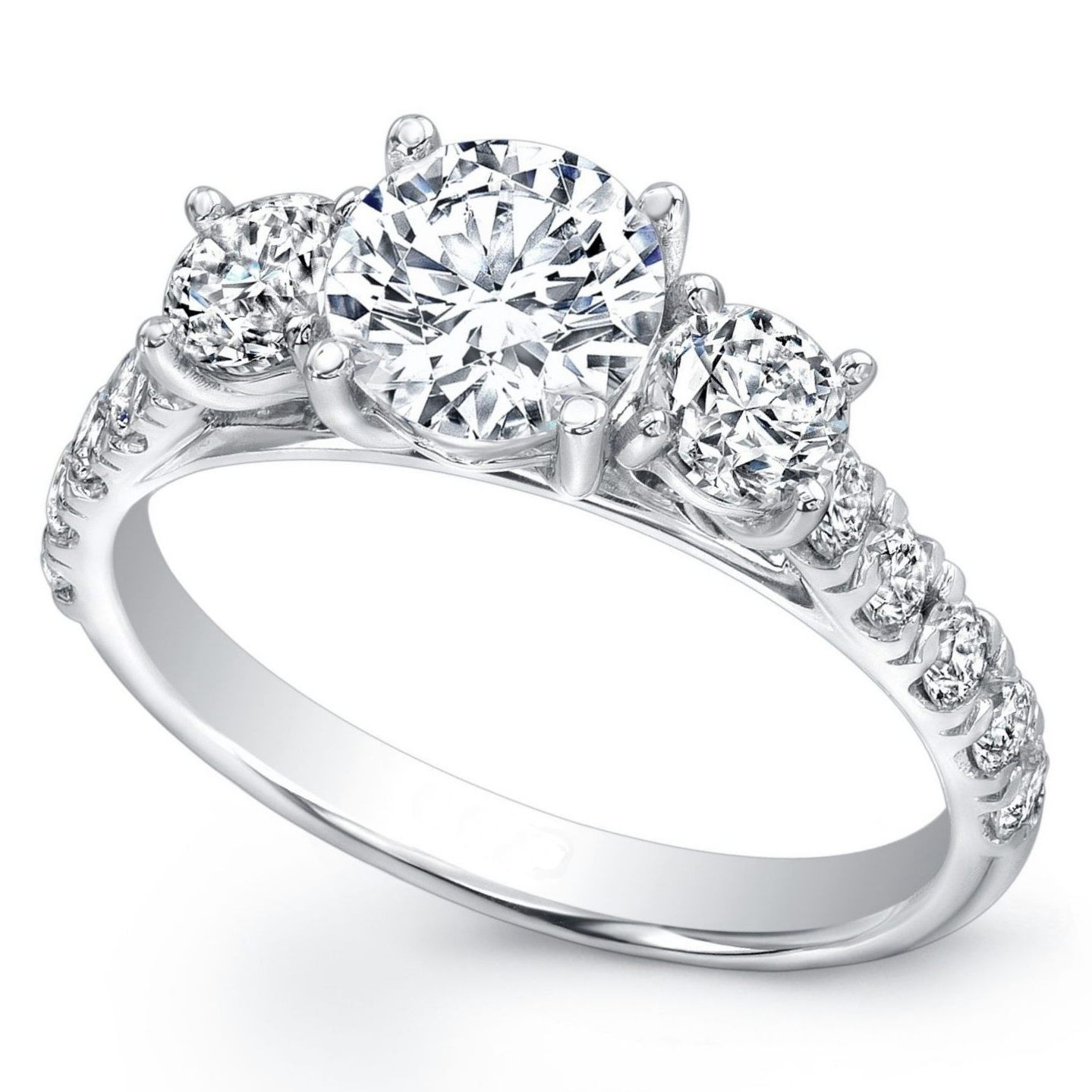 3 Diamond Engagement Ring
 3 STONE DIAMOND RING Perhanda Fasa