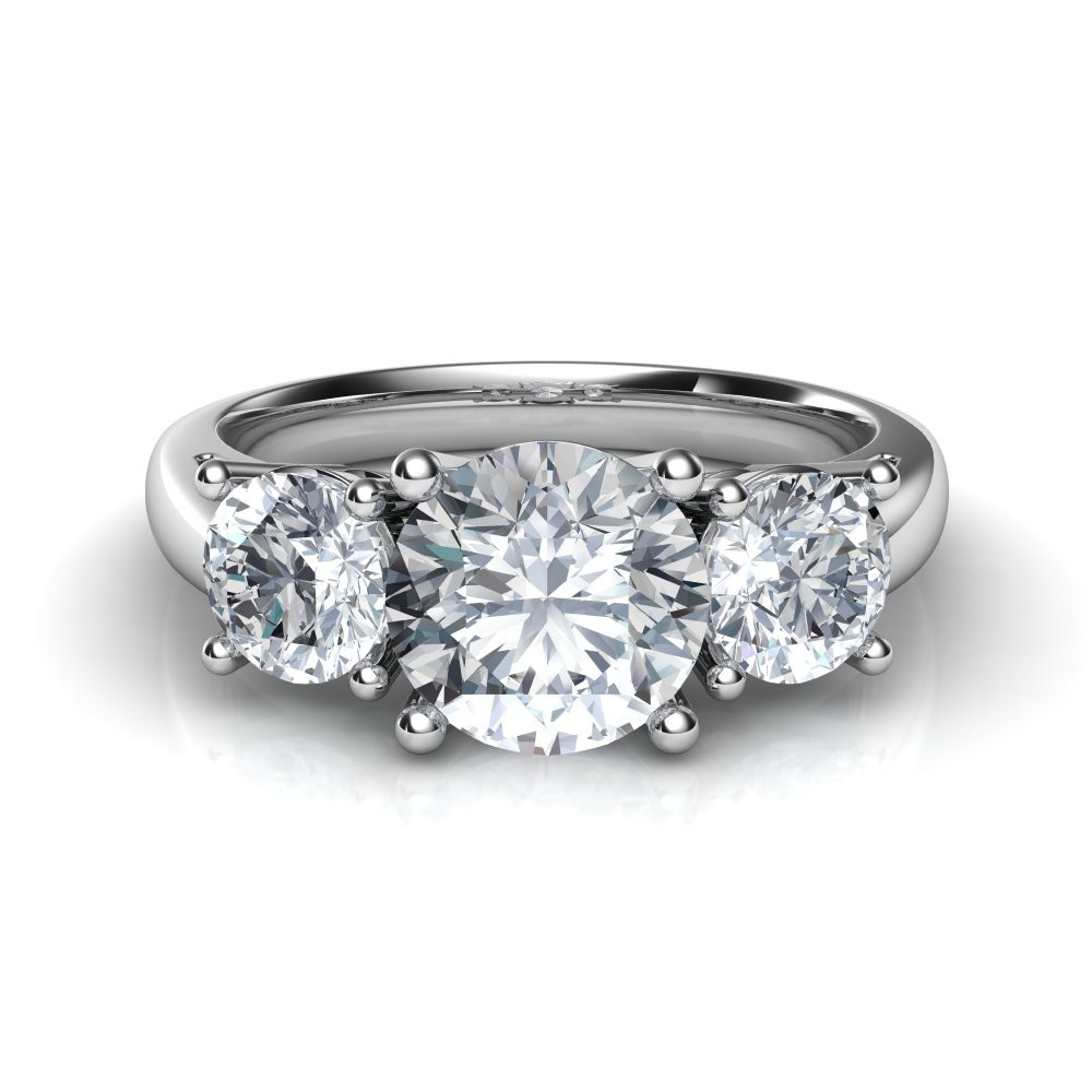 3 Diamond Engagement Ring
 Trilogy 3 Stone Diamond Engagement Ring Natalie Diamonds