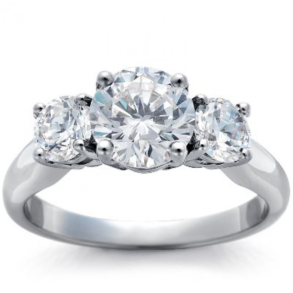 3 Stone Diamond Rings
 3 Stone Diamond Engagement Ring Setting Cheap Diamond