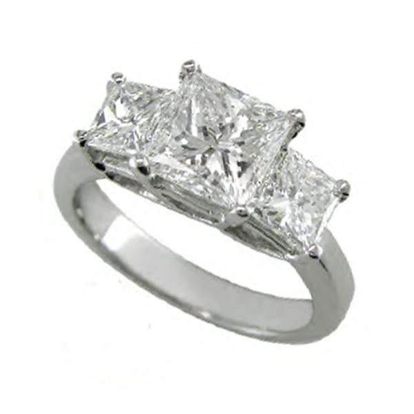 3 Stone Princess Cut Engagement Ring
 Princess Cut Diamond 3 Stone Ring Anthony s Jewelers