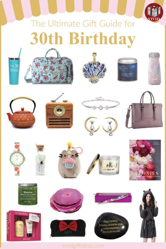 30 Gifts For 30th Birthday For Her
 30 Awesome 30th Birthday Gifts for Her