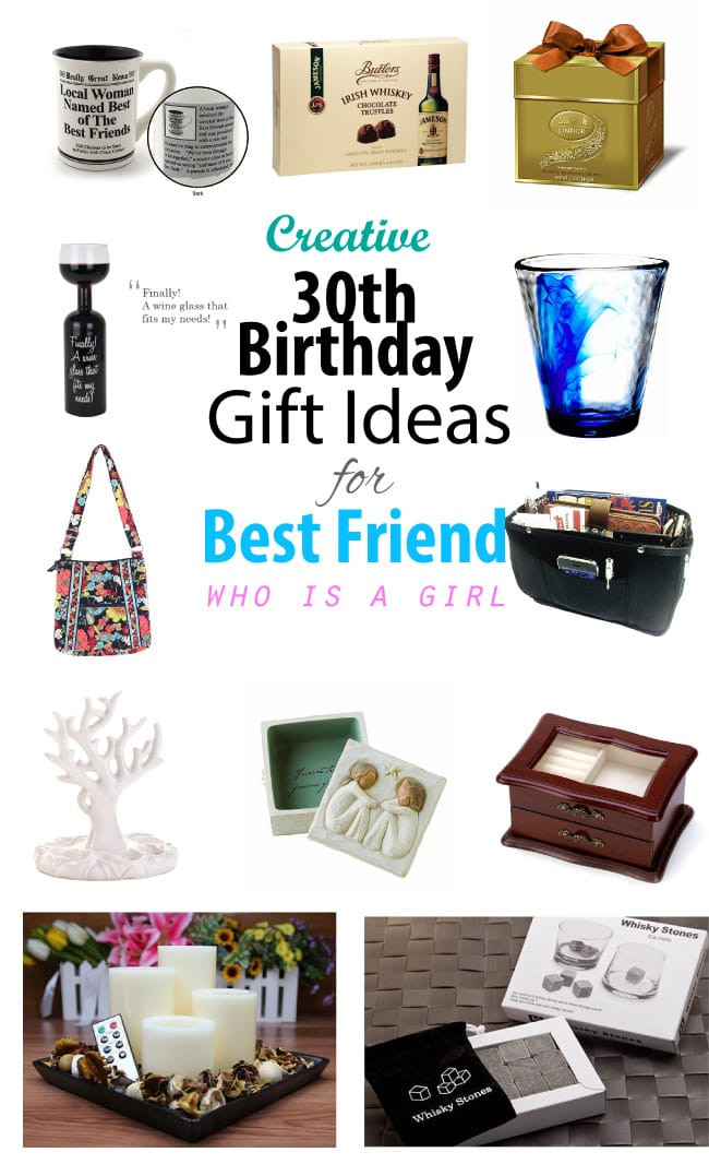 30Th Birthday Gift Ideas For Her
 Creative 30th Birthday Gift Ideas for Female Best Friend