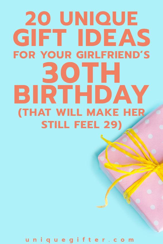 30Th Birthday Gift Ideas For Her
 20 Gift Ideas for Your Girlfriend s 30th Birthday that