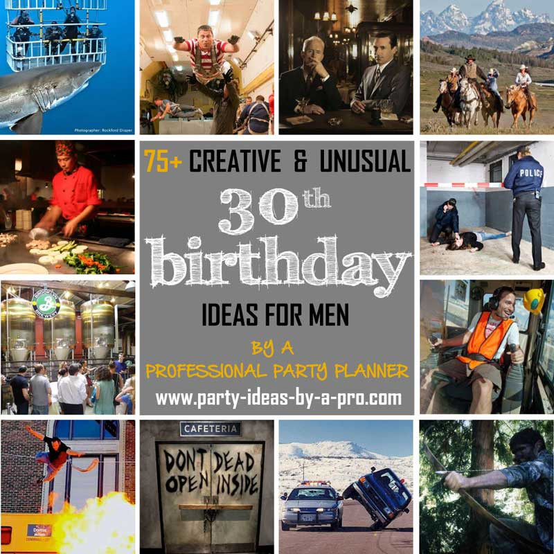 30Th Birthday Gift Ideas For Men
 75 Creative 30th Birthday Ideas for Men —by a