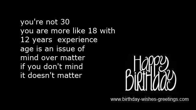 30th Birthday Quote
 30th Birthday Quotes For Him QuotesGram