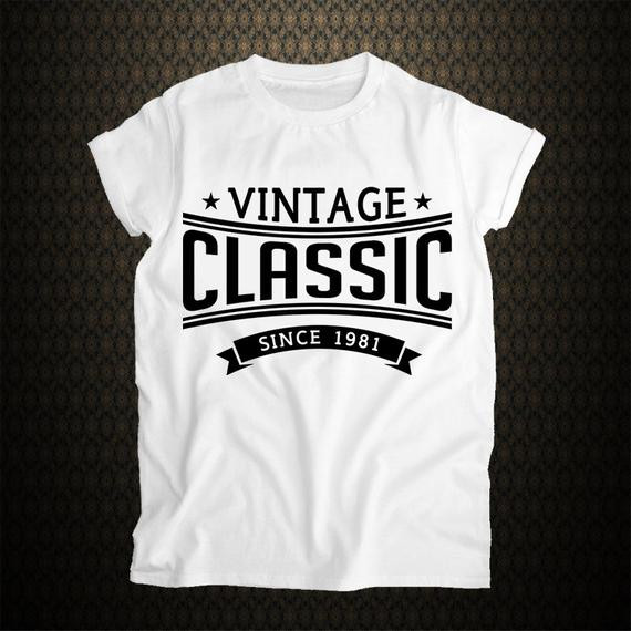 35Th Birthday Gift Ideas For Him
 35th birthday t Vintage Classic 1981 35th by