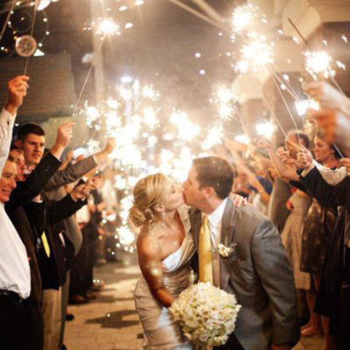 36' Wedding Sparklers
 15 Epic Wedding Sparkler Sendoffs That Will Light Up Any