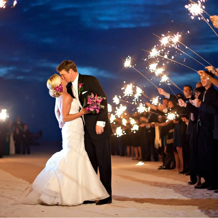 36' Wedding Sparklers
 36" Gold Sparklers – Long Sparklers for Weddings and
