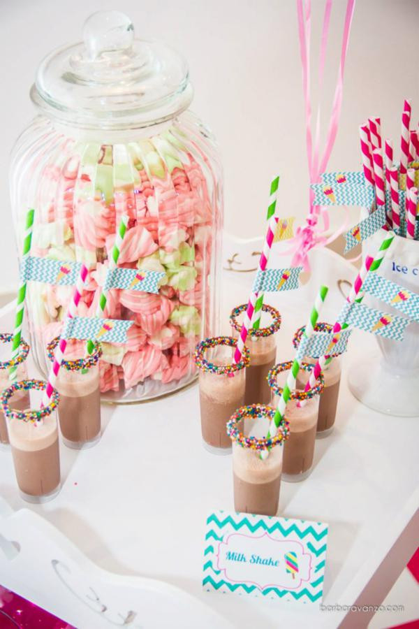3Rd Birthday Party Ideas For Girl
 Kara s Party Ideas Ice Cream Shoppe Shop Girl 3rd Birthday