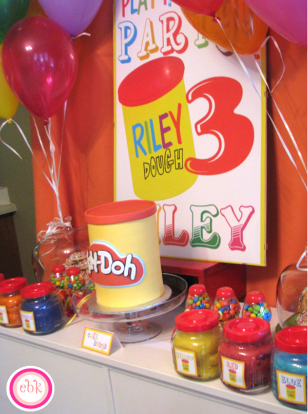 3Rd Birthday Party Ideas For Girl
 Kara s Party Ideas Play Doh Boy Girl 3rd Birthday Party