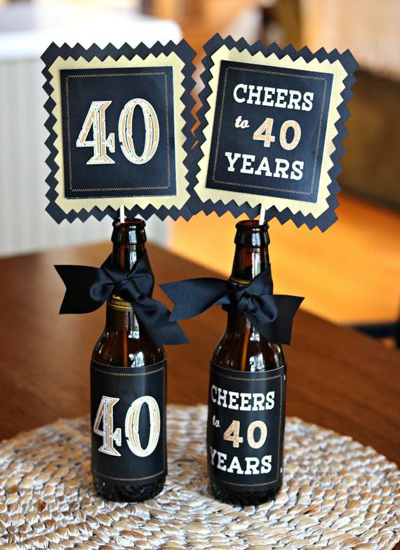 40th Birthday Decorations For Men
 40TH BIRTHDAY DECORATIONS 40th Party Centerpiece Table