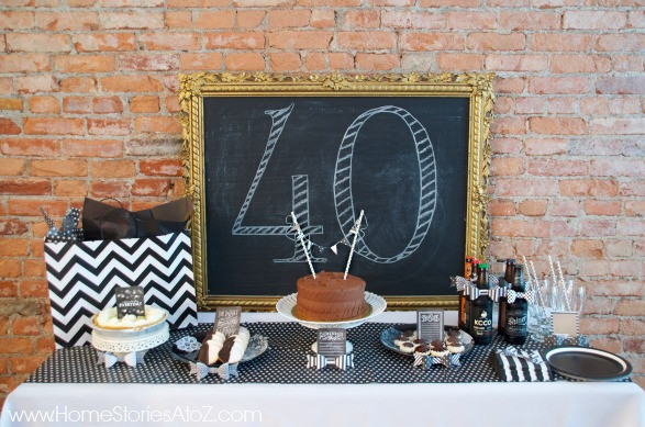 40th Birthday Decorations For Men
 40th Birthday Party Idea for a Man