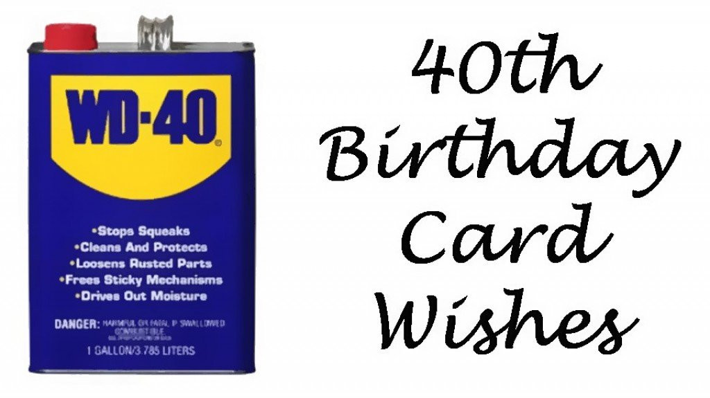 40th Birthday Funny Quotes
 40th Birthday Wishes Messages and Poems to Write in a